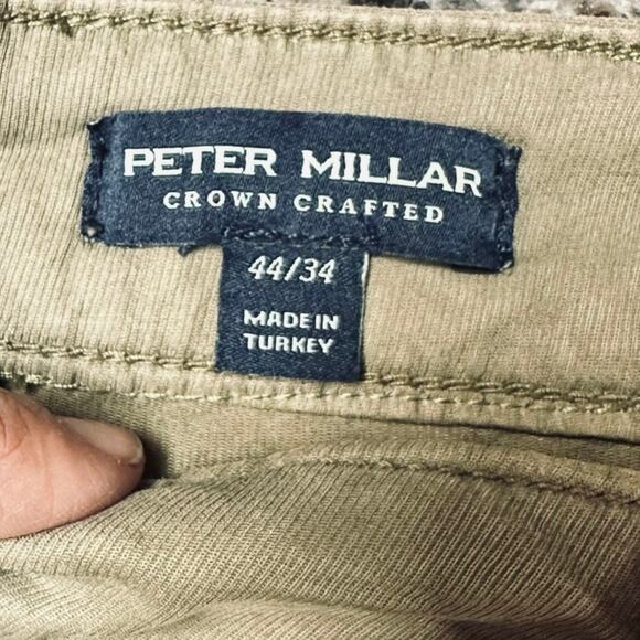 PETER MILLAR Crown Crafted Raleigh Performance Pants 44x34 Sage Green NWT - Picture 5 of 5